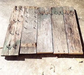 upcycled pallet jewelry organizer, organizing, pallet, repurposing upcycling, woodworking projects