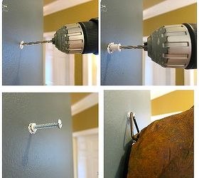 how to hang something heavy when there is no stud in the wall, how to, wall decor