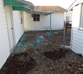 q my new back patio needs work, concrete masonry, gardening, outdoor living, patio