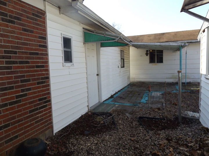 q my new back patio needs work, concrete masonry, gardening, outdoor living, patio