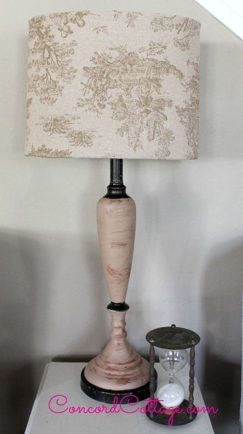 thrifted lamp makeover, how to, lighting, painting