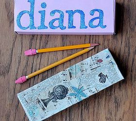 how to up cycle a spagetti box into a pencil box, crafts, how to, repurposing upcycling