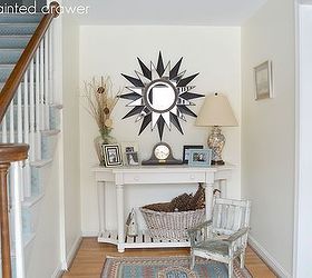 whitewashed stairs and a foyer update, chalk paint, foyer, painting, stairs