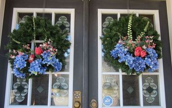 One Wreath Decorated for Different Seasons