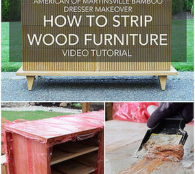 how to strip painted or stained wood furniture diy video tutorial, how to, painted furniture