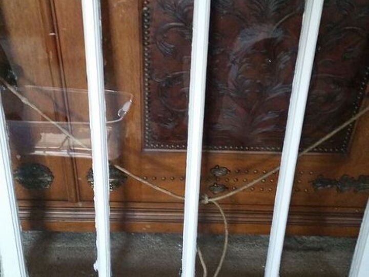 q weatherproofing antique window, outdoor furniture, painted furniture, painting, repurposing upcycling