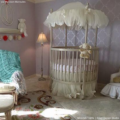 5 baby room d cor accent walls ideas with nursery stencils, bedroom ideas, painting, wall decor