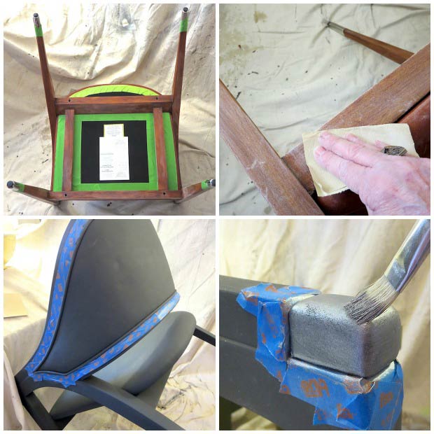 chair affair for charity stylish stenciled chair project for barnabas network, chalk paint, how to, painted furniture
