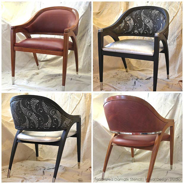 chair affair for charity stylish stenciled chair project for barnabas network, chalk paint, how to, painted furniture