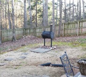 q what to do with a charcoal grill, how to, outdoor furniture, outdoor living