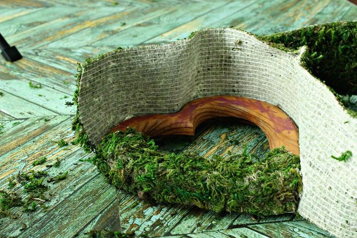 how to cover anything in moss the easy way, crafts, how to, repurposing upcycling