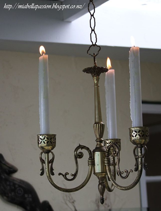 upcycle a chandelier into an outdoor candelabra, decks, lighting, porches, repurposing upcycling