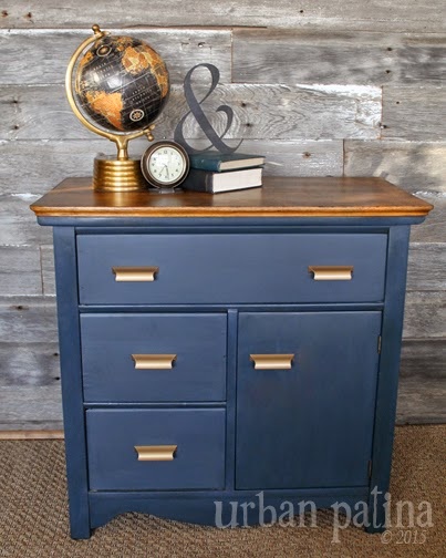 antique wash stand makeover, chalk paint, painted furniture