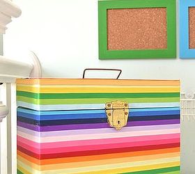 rainbow file box, crafts, how to, organizing, repurposing upcycling