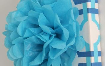 Create Your Own Paper Flower Wall Art for Under $5.