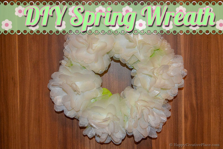diy spring wreath, crafts, seasonal holiday decor, wreaths