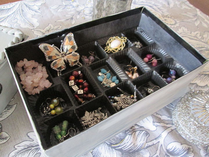 whitman s candy box turned jewelry keep sake box recycled
