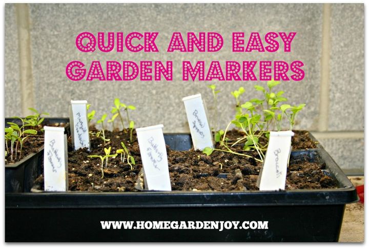 ideas rapidas y faciles para marcar el jardin