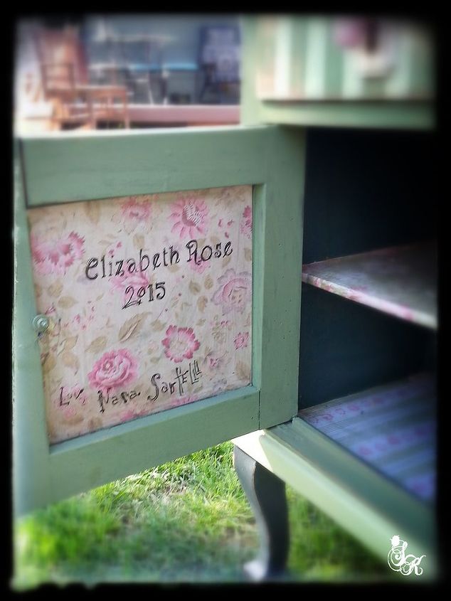 sk s sweet lizzie rose, chalk paint, painted furniture