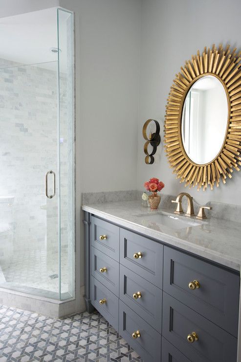 bathroom remodel projects that cost less than 100 but look expensive, bathroom ideas, decorpad com via Pinterest