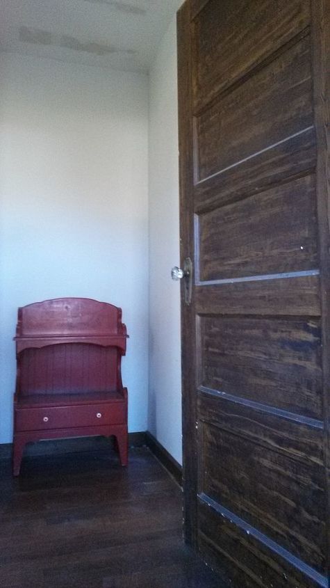 q refinishing antique door, doors, how to, painted furniture, painting