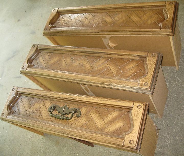dresser drawer upcyle window boxes, container gardening, gardening, repurposing upcycling
