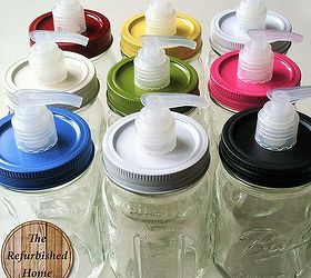 diy mason jar soap pump, bathroom ideas, mason jars, repurposing upcycling
