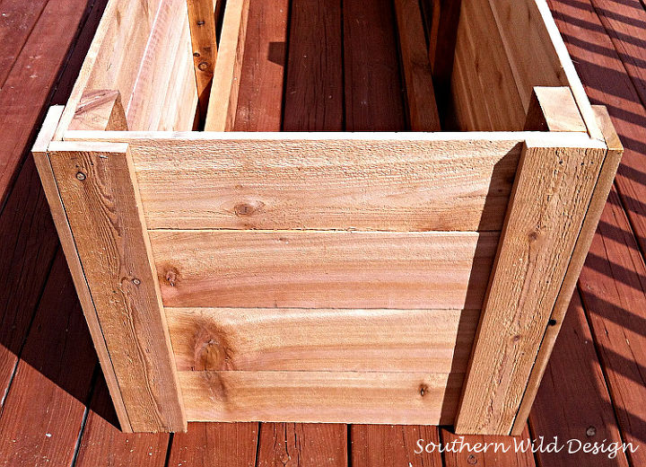 how to build nice planter boxes economically, container gardening, gardening, how to, raised garden beds, woodworking projects