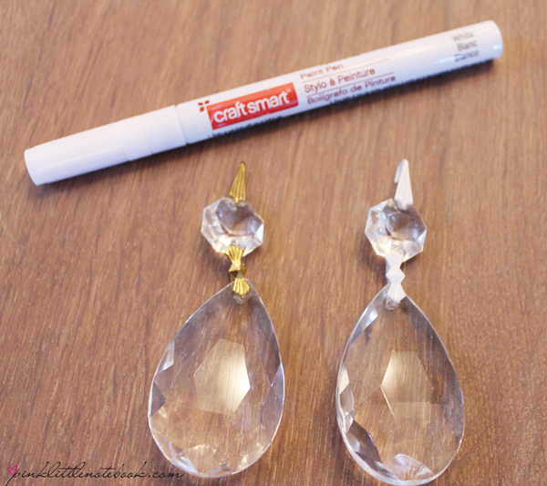 Diy Before And After White Chandelier With Crystals Pearls Diy Before And After White Chandelier With Crystals Pearls Lighting Painting