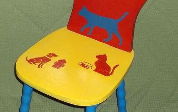 An Old Kiddie Chair Gets A Face Lift