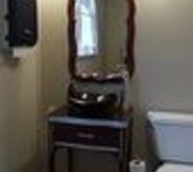 Repurposed Sewing To Bathroom Vanity Hometalk