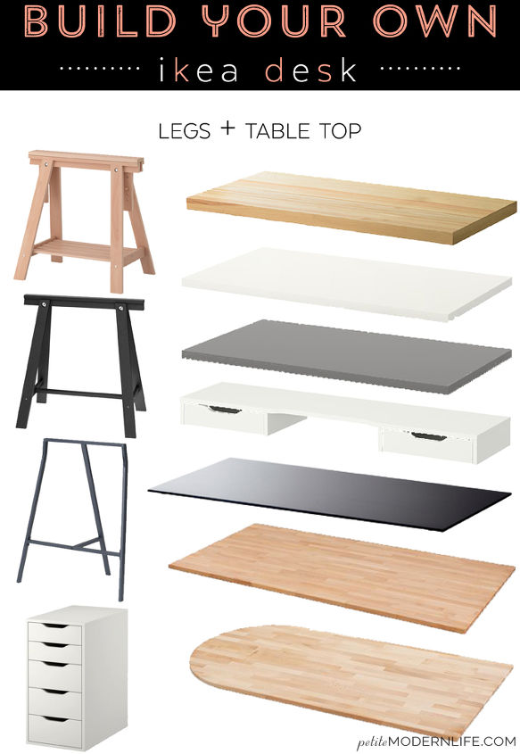 Build Your Own Ikea Desk Hometalk Build Your Own Ikea Desk Home Office Painted Furniture