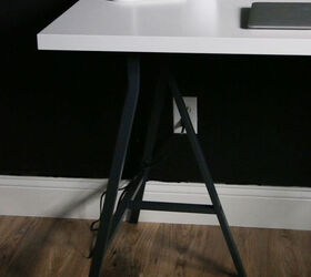 build your own ikea desk, home office, painted furniture