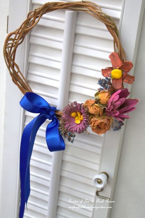 spring wreaths from your garden, crafts, flowers, gardening, how to, seasonal holiday decor, wreaths