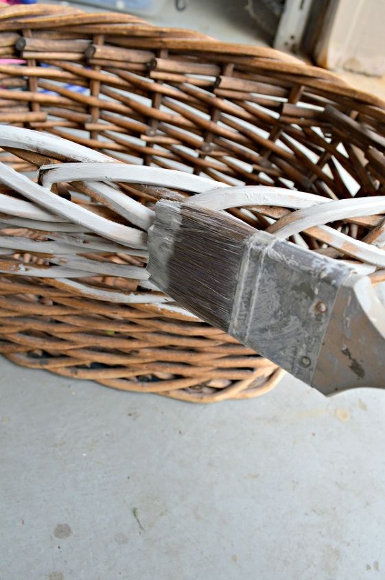 turn an old basket into a french antique basket, crafts, how to