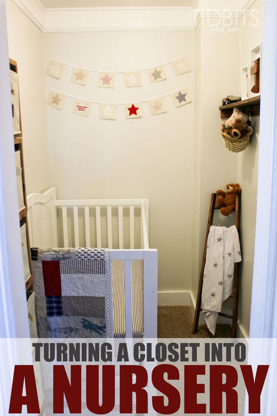 turning a closet into a baby nursery, bedroom ideas, closet, repurposing upcycling