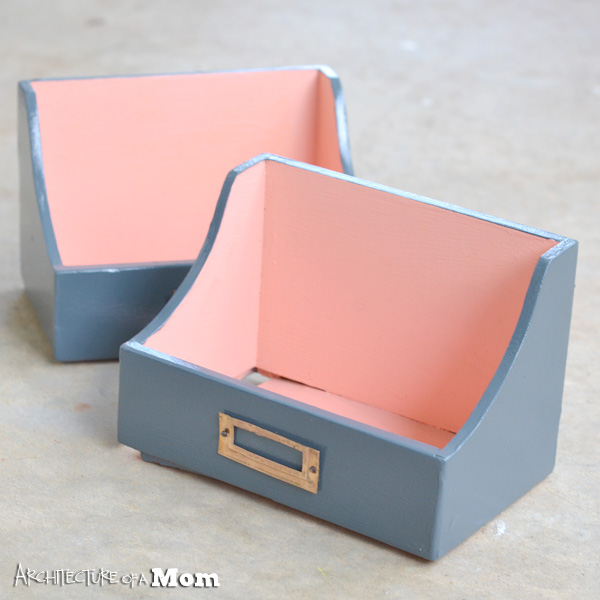 coral and gray charging station valet, crafts, repurposing upcycling