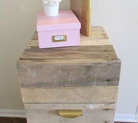 old filing cabinet makeover, home office, painted furniture, pallet, repurposing upcycling, rustic furniture
