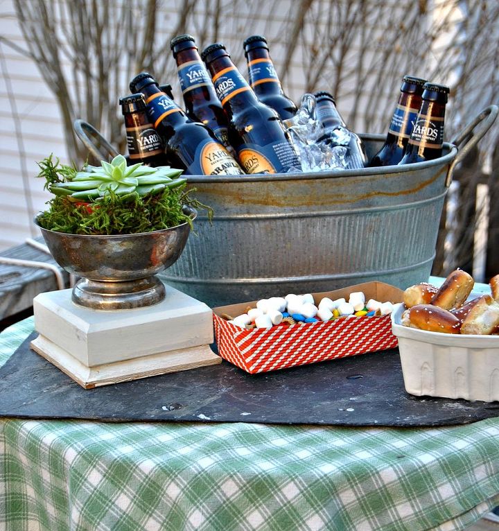 how to create your own beer garden, how to, outdoor living, repurposing upcycling