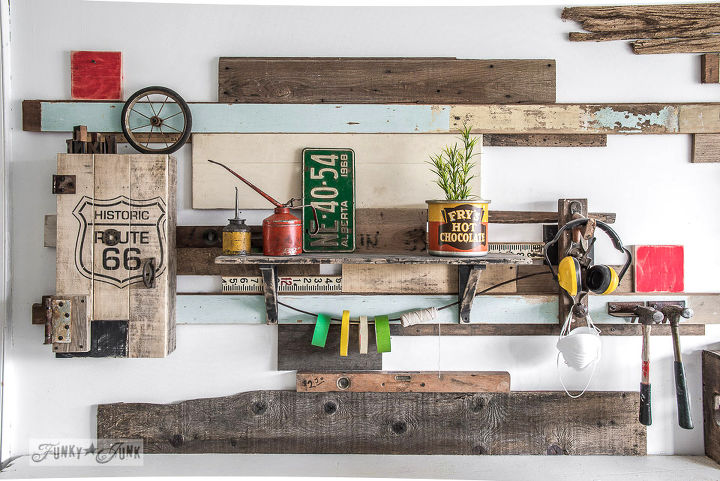 a route 66 styled pallet wood cupboard done easy, crafts, pallet, repurposing upcycling, woodworking projects