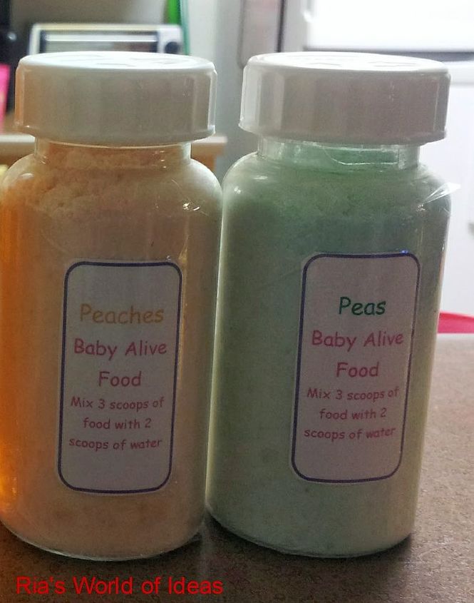 homemade baby alive food and juice, crafts, how to