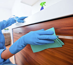 the best and worst ways to clean wood kitchen cabinets, cleaning tips, kitchen cabinets
