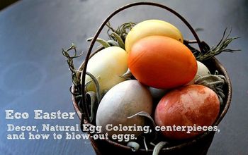 How to Blow Out and Naturally Color Eggs