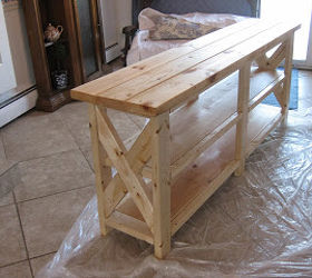 building a sofa table, how to, painted furniture, woodworking projects