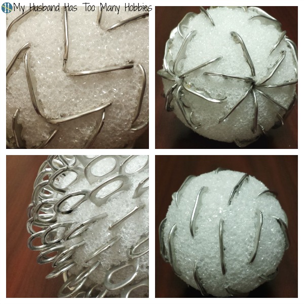 diy decorative balls using pull tabs yes, crafts, how to, repurposing upcycling