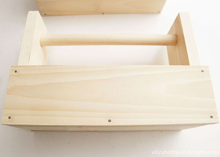 caja de madera caddy