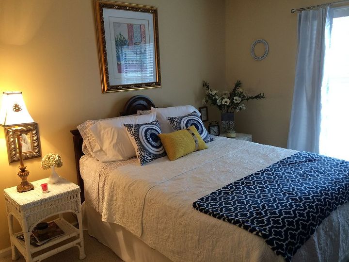 guest bedroom makeover, bedroom ideas, After Pic