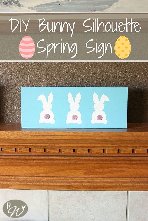 cartel de primavera diy bunny butts