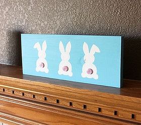 diy bunny butts spring sign, crafts, easter decorations, how to, seasonal holiday decor