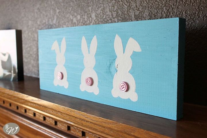 cartel de primavera diy bunny butts